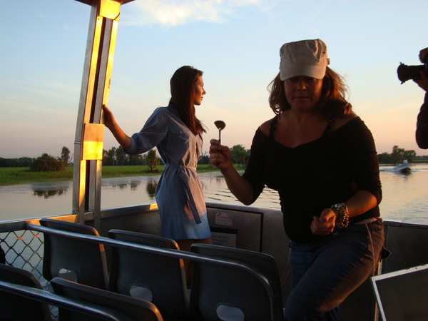 On location in Kakadu National Park : Behind the scenes : Fiona Watson Production