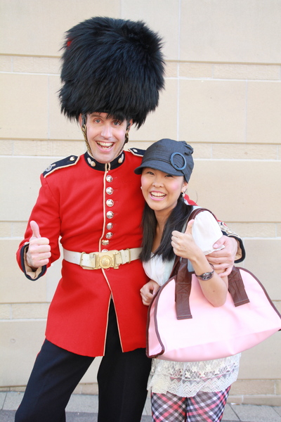 Guards are so easily distracted! : Behind the scenes : Fiona Watson Production