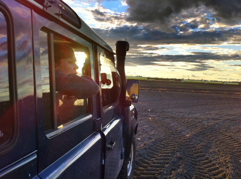 Light coming down after a long day : Behind the scenes : Fiona Watson Production